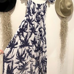 High low Palm Dress